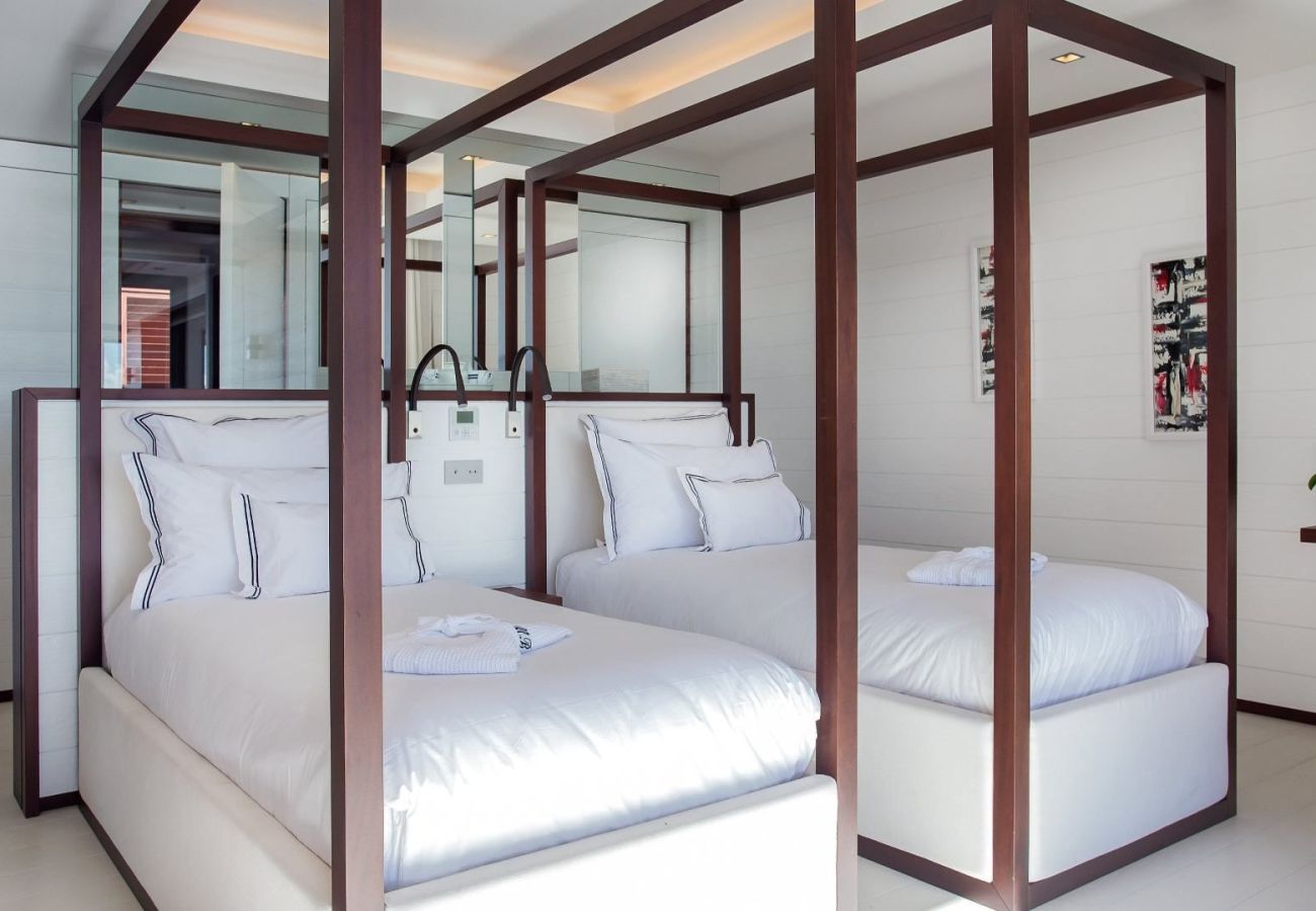Villa in Saint Barthélemy - Maison Blanc Bleu St Barths 6-bd