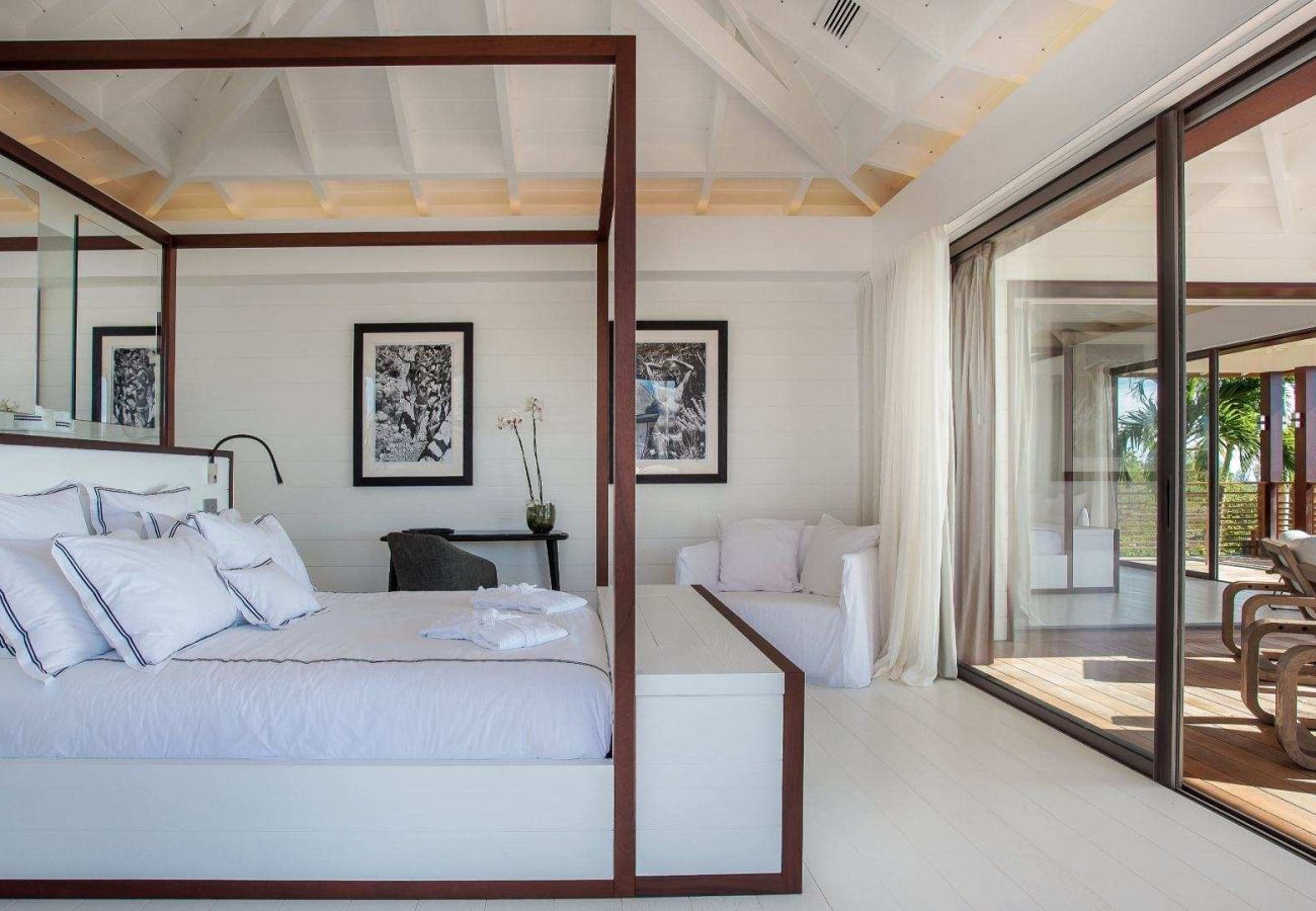 Villa in Saint Barthélemy - Maison Blanc Bleu St Barths 6-bd
