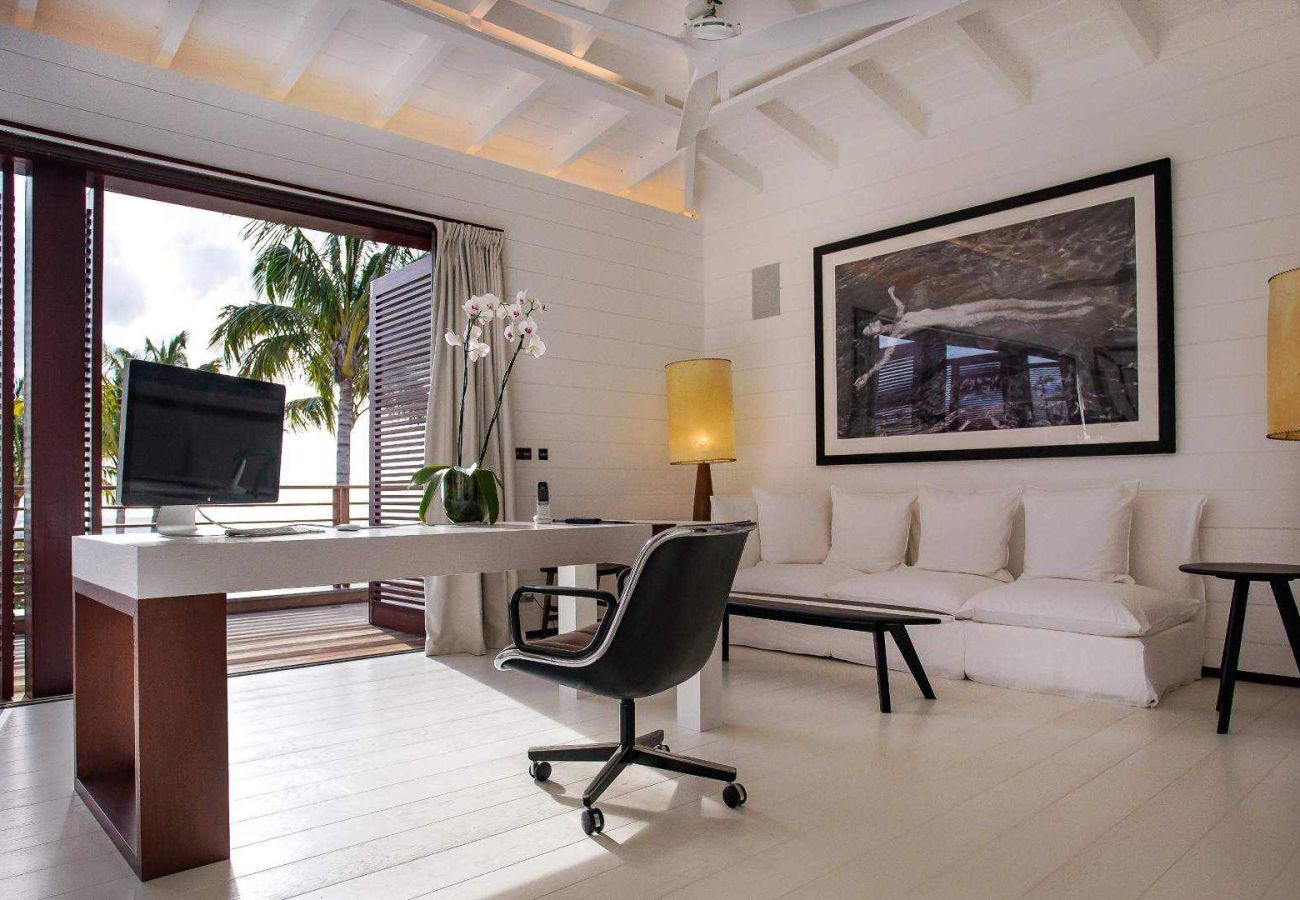 Villa in Saint Barthélemy - Maison Blanc Bleu St Barths 6-bd