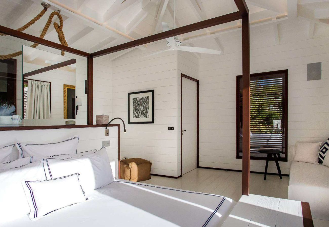 Villa in Saint Barthélemy - Maison Blanc Bleu St Barths 6-bd