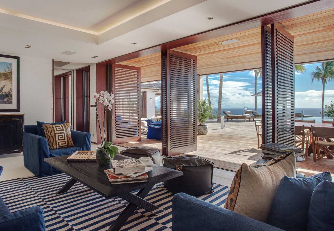 Villa in Saint Barthélemy - Maison Blanc Bleu St Barths 6-bd