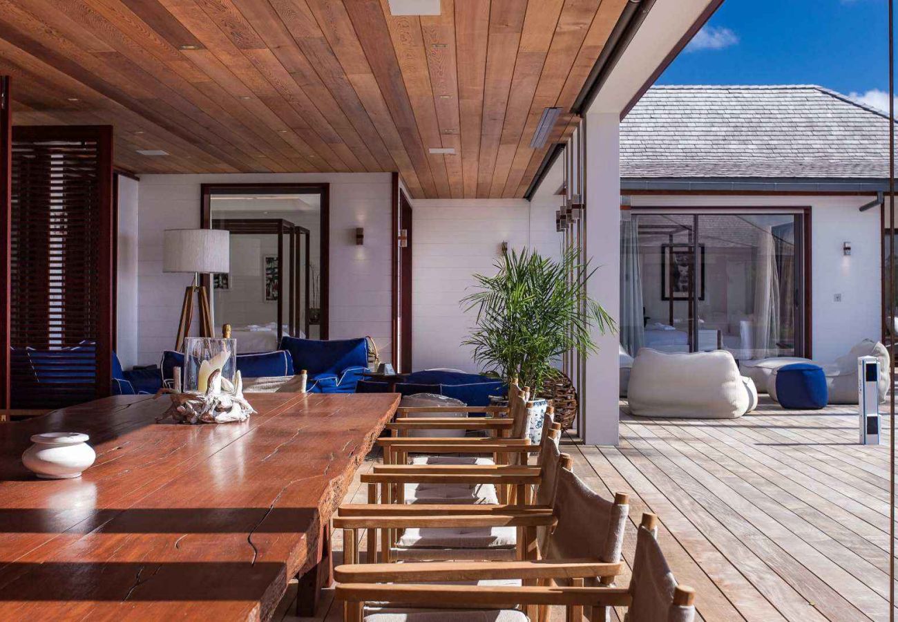 Villa in Saint Barthélemy - Maison Blanc Bleu St Barths 6-bd