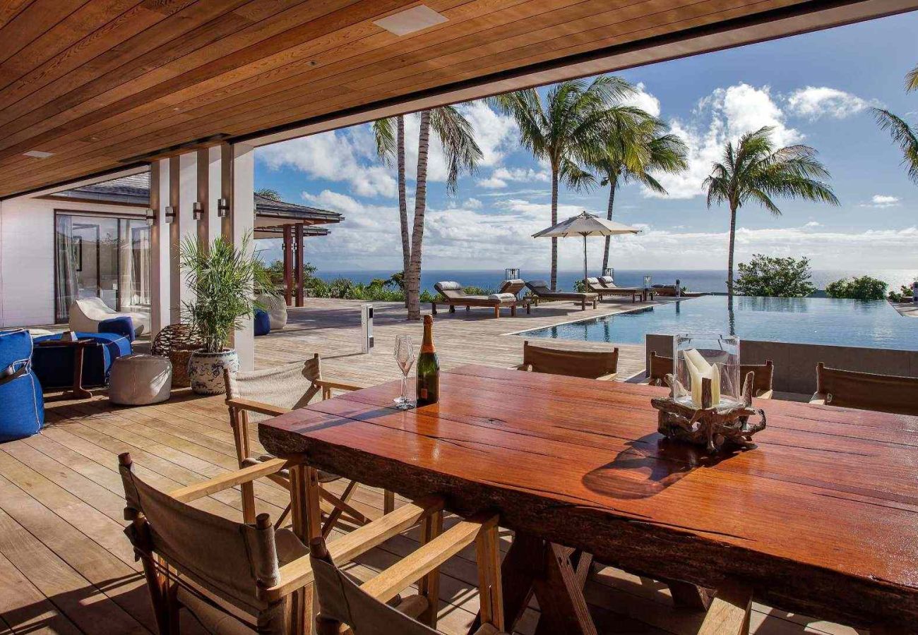Villa in Saint Barthélemy - Maison Blanc Bleu St Barths 6-bd