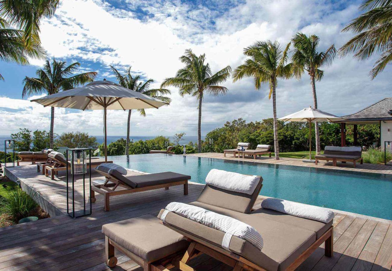Villa in Saint Barthélemy - Maison Blanc Bleu St Barths 6-bd