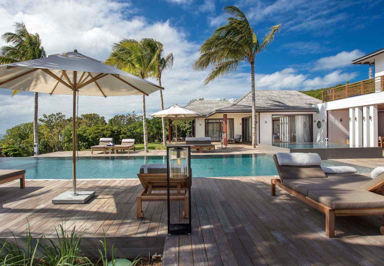 Villa in Saint Barthélemy - Maison Blanc Bleu St Barths 6-bd