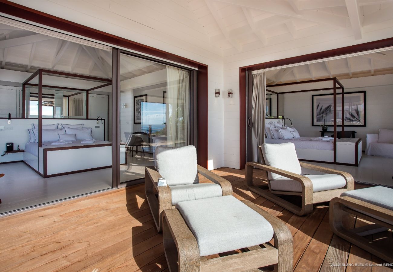 Villa in Saint Barthélemy - Maison Blanc Bleu St Barths 4-bd