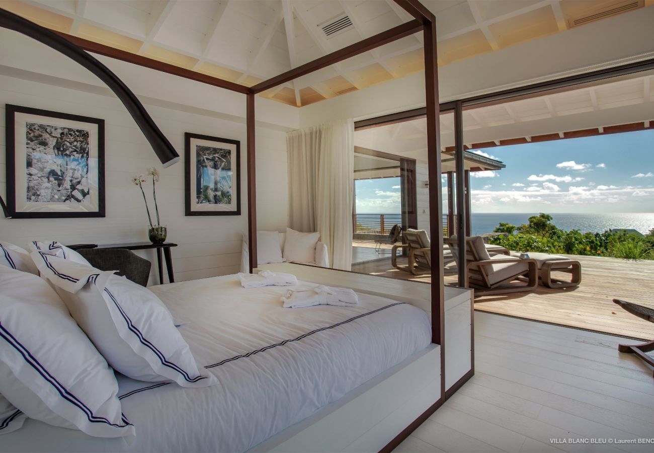 Villa in Saint Barthélemy - Maison Blanc Bleu St Barths 4-bd