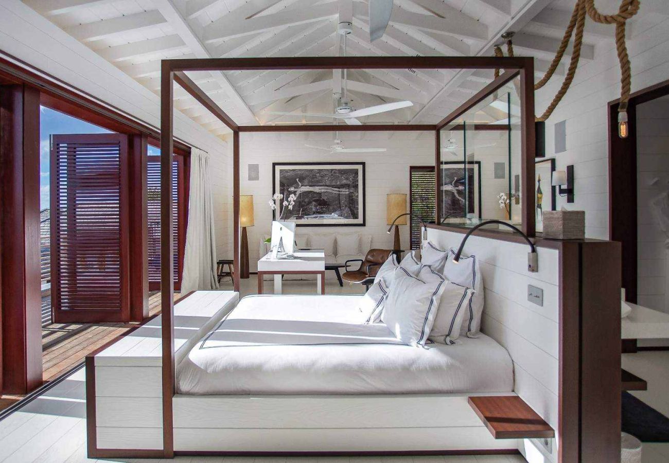 Villa in Saint Barthélemy - Maison Blanc Bleu St Barths 4-bd
