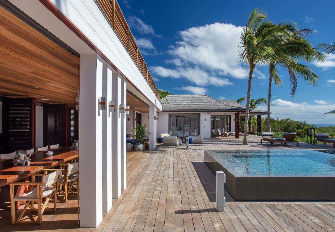 Villa in Saint Barthélemy - Maison Blanc Bleu St Barths 4-bd