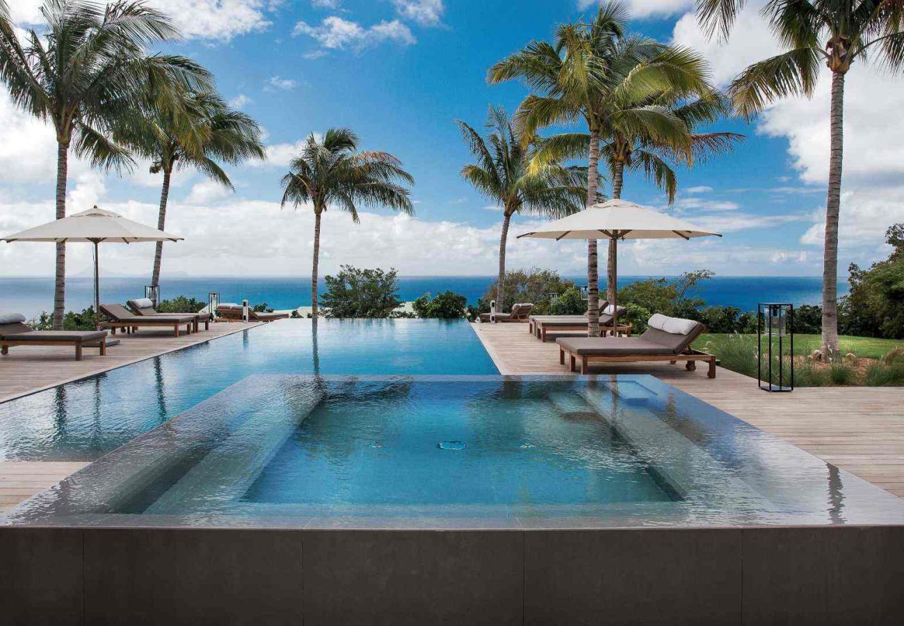 Villa in Saint Barthélemy - Maison Blanc Bleu St Barths 4-bd