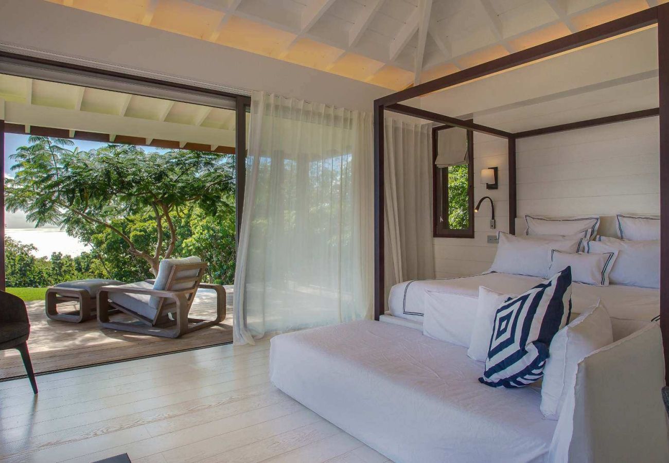 Villa in Saint Barthélemy - Maison Blanc Bleu St Barths 5-bd