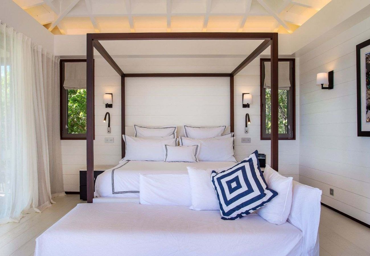 Villa in Saint Barthélemy - Maison Blanc Bleu St Barths 5-bd