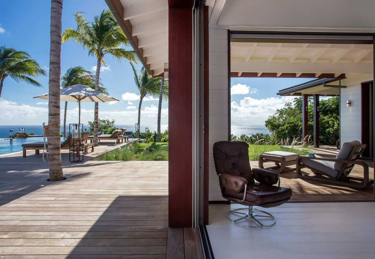 Villa in Saint Barthélemy - Maison Blanc Bleu St Barths 5-bd