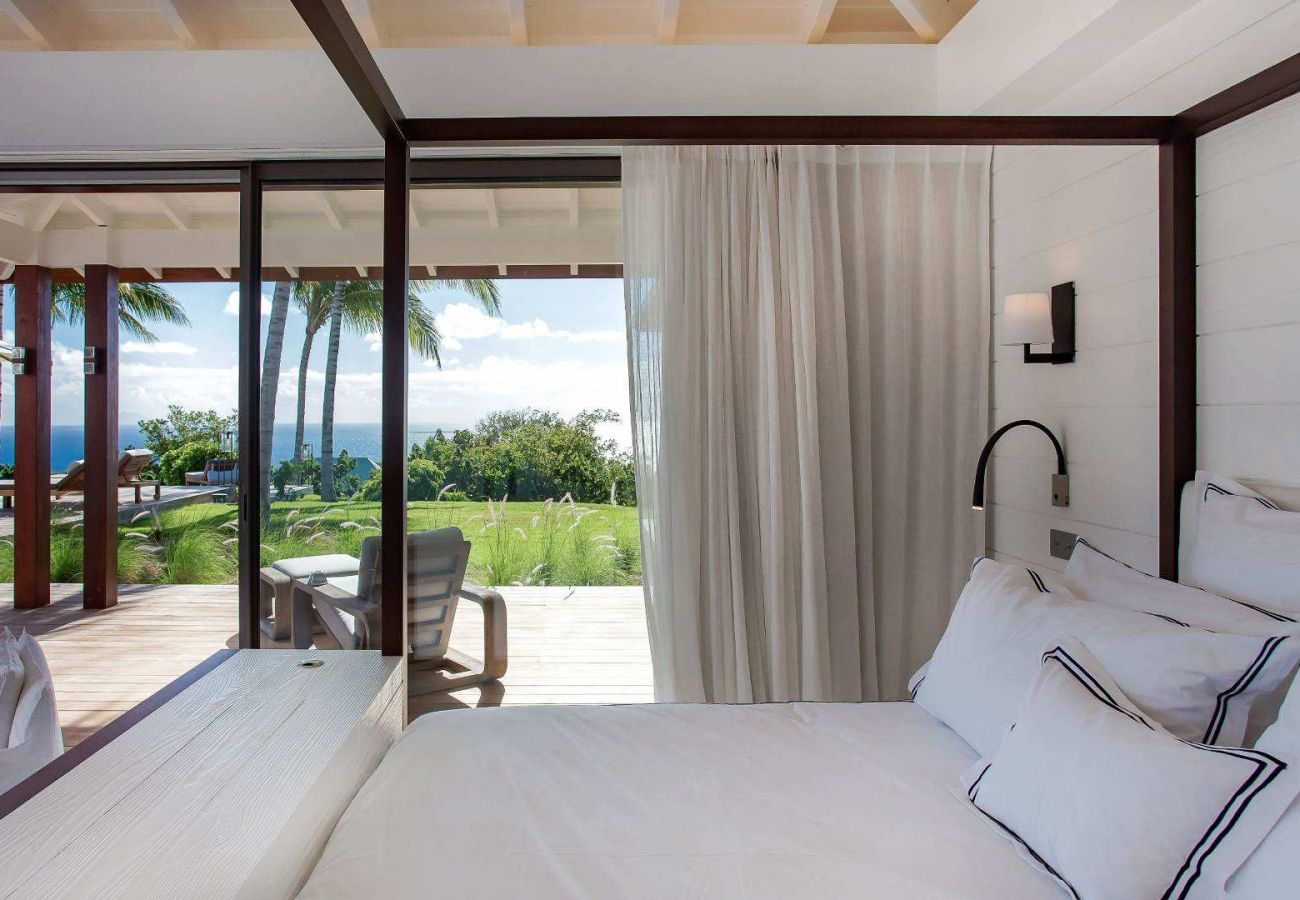 Villa in Saint Barthélemy - Maison Blanc Bleu St Barths 5-bd