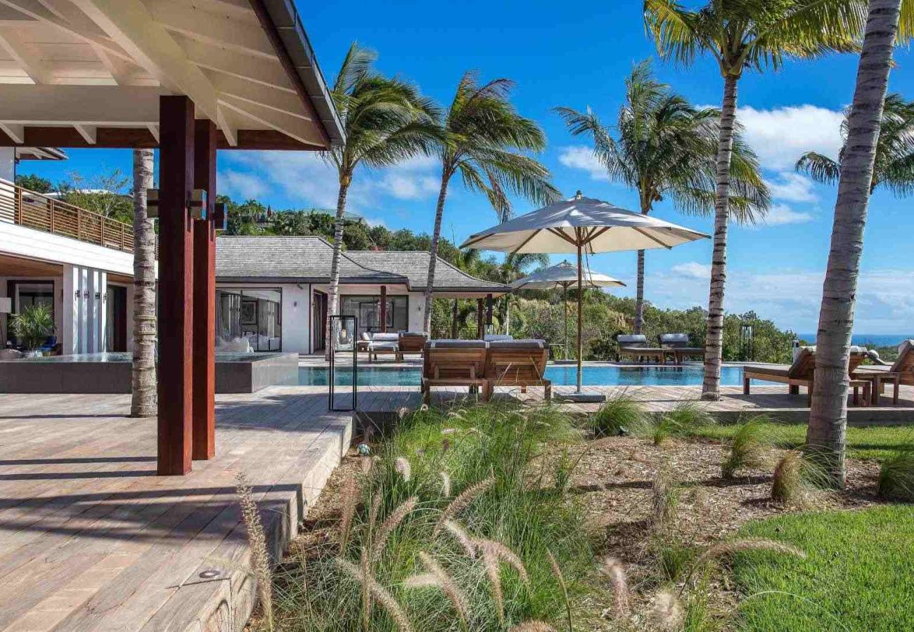 Villa in Saint Barthélemy - Maison Blanc Bleu St Barths 5-bd