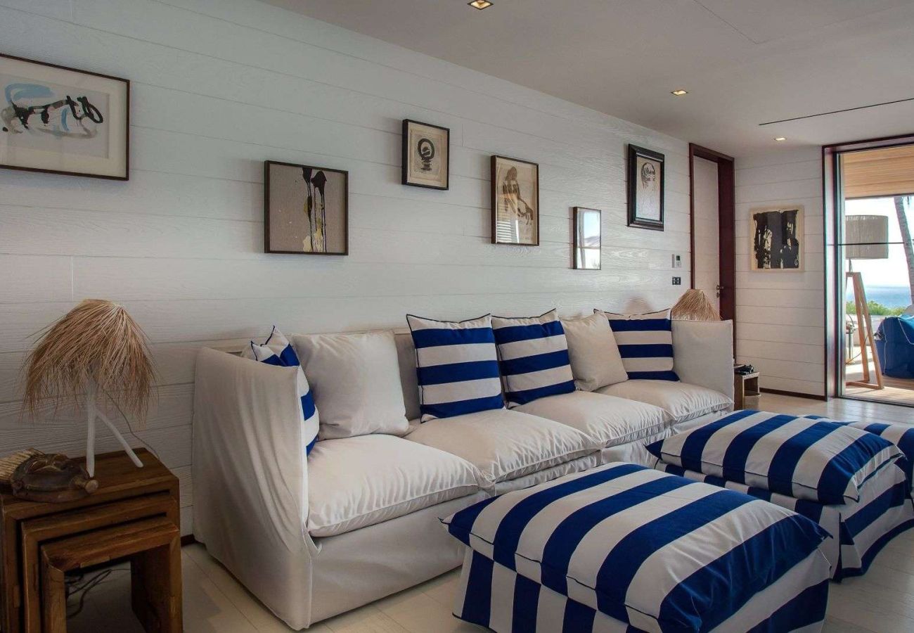 Villa in Saint Barthélemy - Maison Blanc Bleu St Barths 5-bd