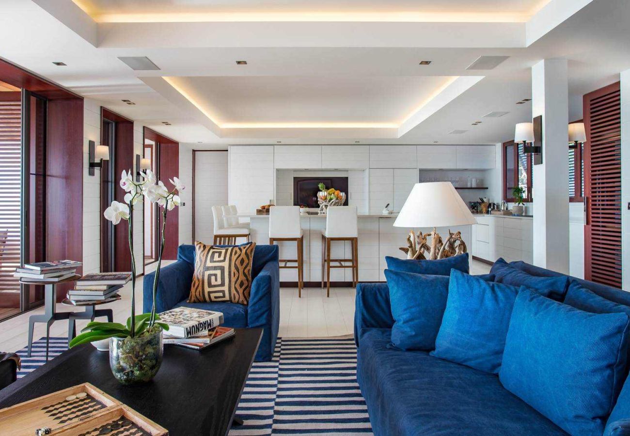 Villa in Saint Barthélemy - Maison Blanc Bleu St Barths 5-bd
