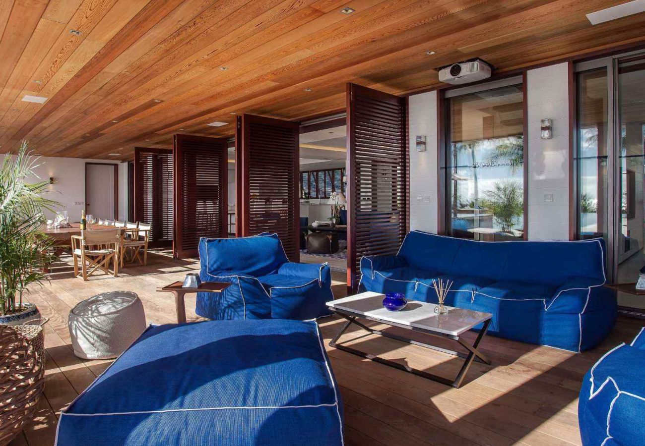 Villa in Saint Barthélemy - Maison Blanc Bleu St Barths 5-bd
